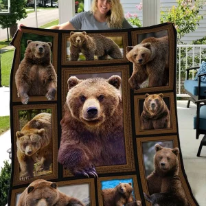 Bear 3D Fleece Blanket Q181003